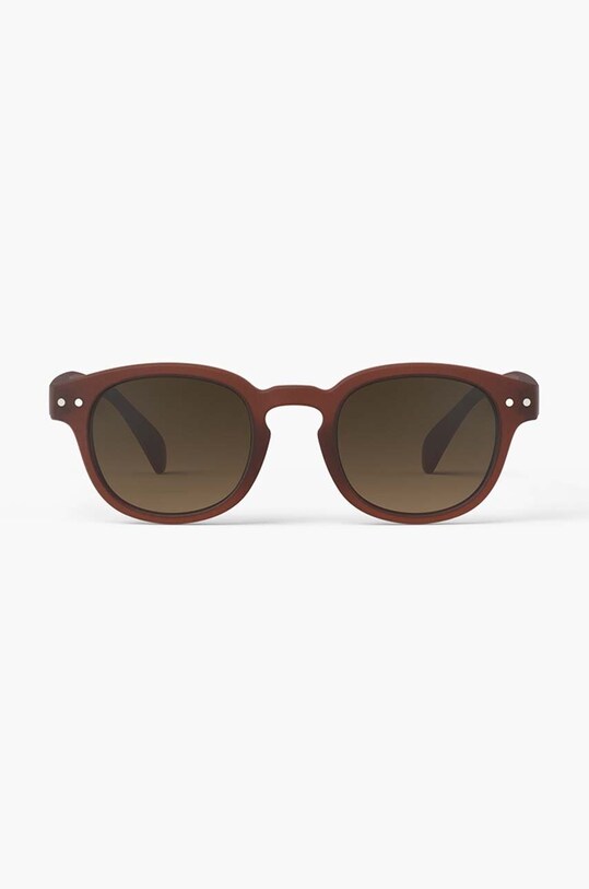 Дитячі сонцезахисні окуляри IZIPIZI JUNIOR SUN #c JSN1824 коричневий SS24