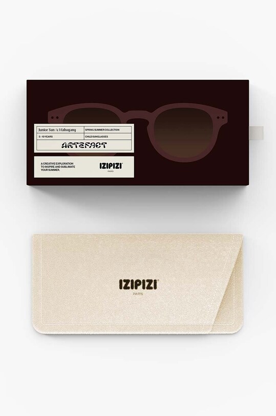 Дитячі сонцезахисні окуляри IZIPIZI JUNIOR SUN #c JSN1824 коричневий