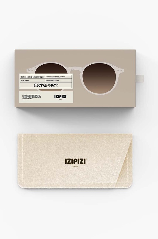 IZIPIZI okulary przeciwsłoneczne dziecięce JUNIOR SUN #d JSN1924 beżowy