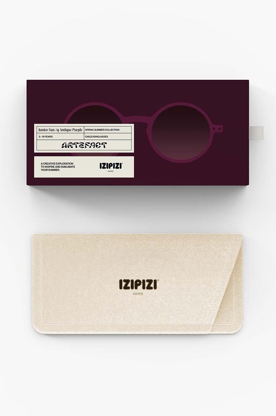 IZIPIZI okulary przeciwsłoneczne dziecięce JUNIOR SUN #g JSN2124 fioletowy
