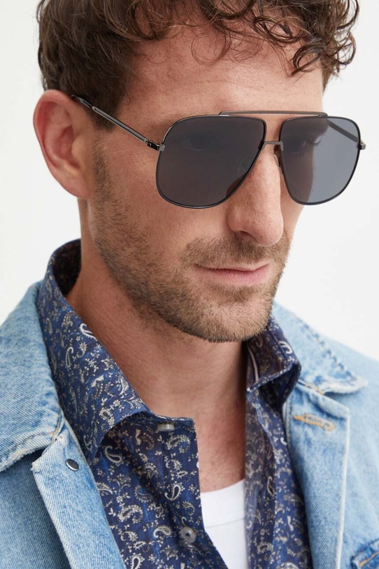 Guess okulary przeciwsłoneczne jednolita czarny GF0239.08A