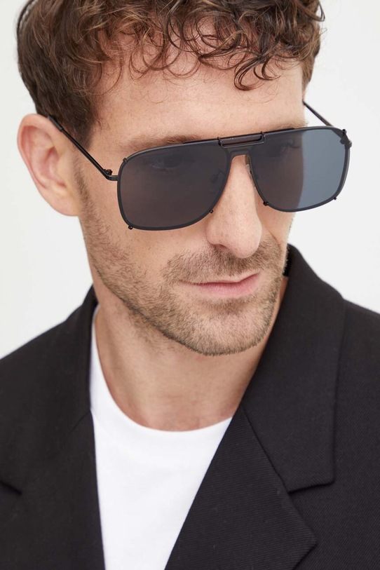 Slnečné okuliare Guess hladký čierna GF0240.02A