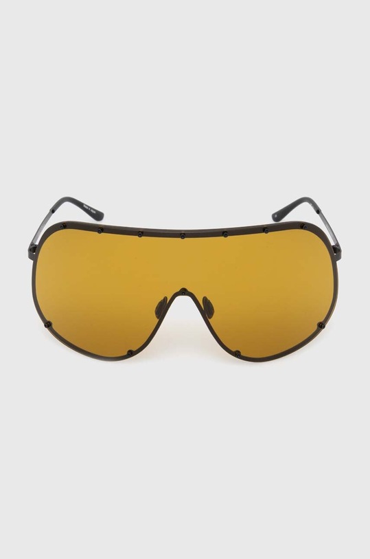 Rick Owens sunglasses Occhiali Da Sole Sunglasses Shield transparent black RG0000006.GBLKBN.0945