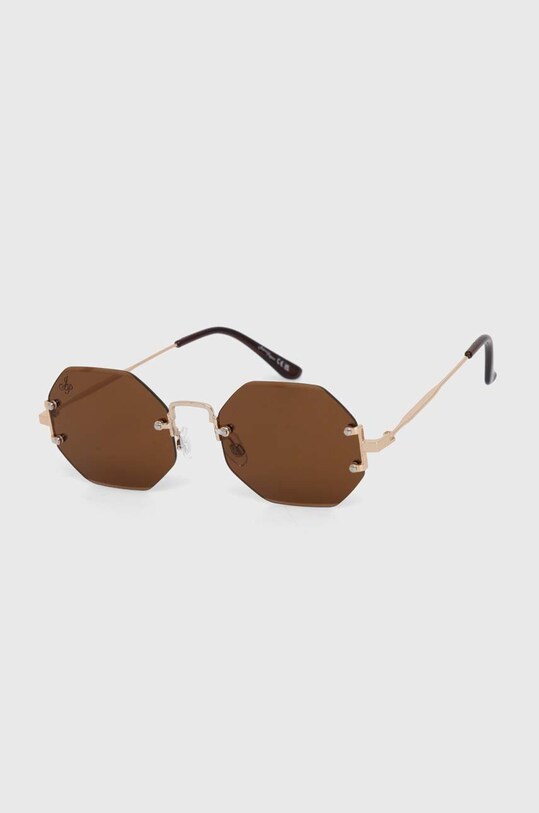 Jeepers Peepers okulary przeciwsłoneczne jednolita złoty JP19028