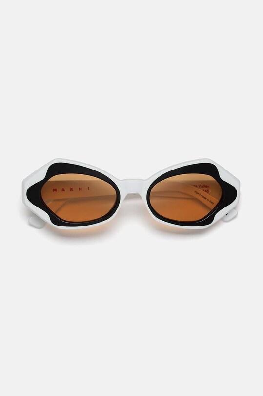 Marni ochelari de soare Unlahand alb EYMRN00064.003.W9L