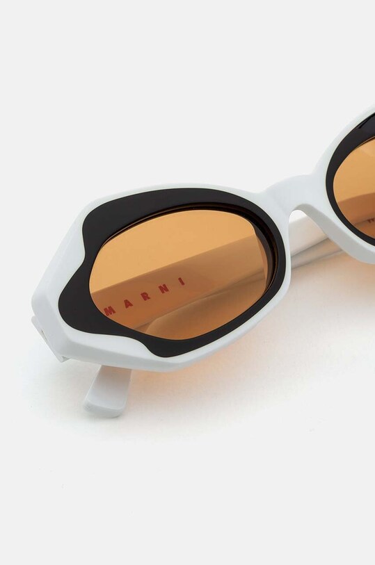 Marni ochelari de soare Unlahand EYMRN00064.003.W9L alb