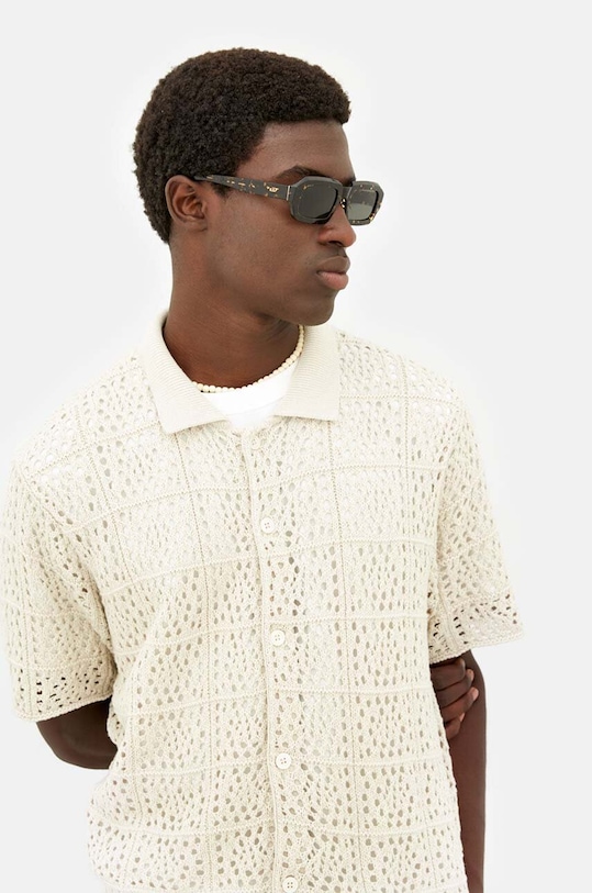 Akcesoria Retrosuperfuture okulary przeciwsłoneczne Fantasma FANTASMA.QX3 brązowy