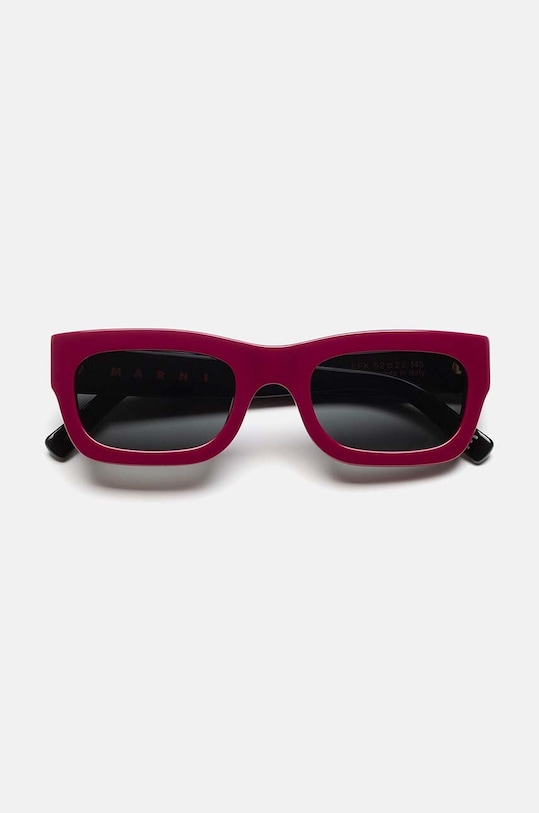 Marni okulary przeciwsłoneczne Kawasan Falls Bordeau EYMRN00019.004.KFK bordowy