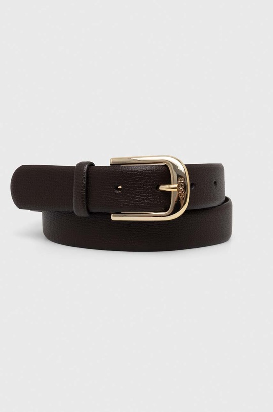 BOSS curea de piele maro 50480651
