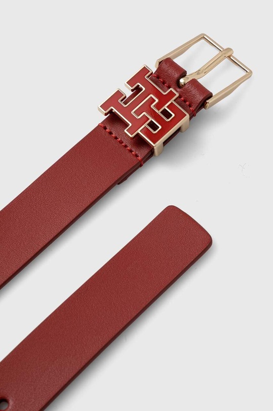 Kožni remen Tommy Hilfiger AW0AW15763 crvena SS24