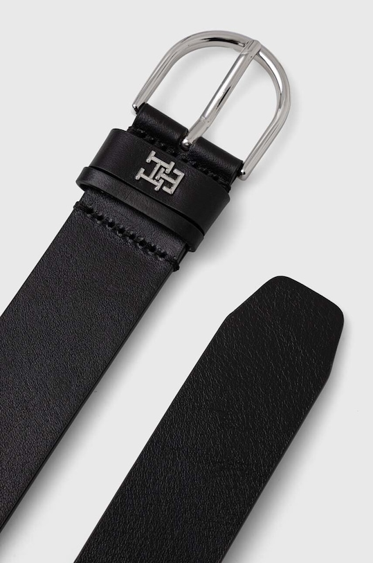 Tommy Hilfiger bőr öv AW0AW15767 fekete SS24