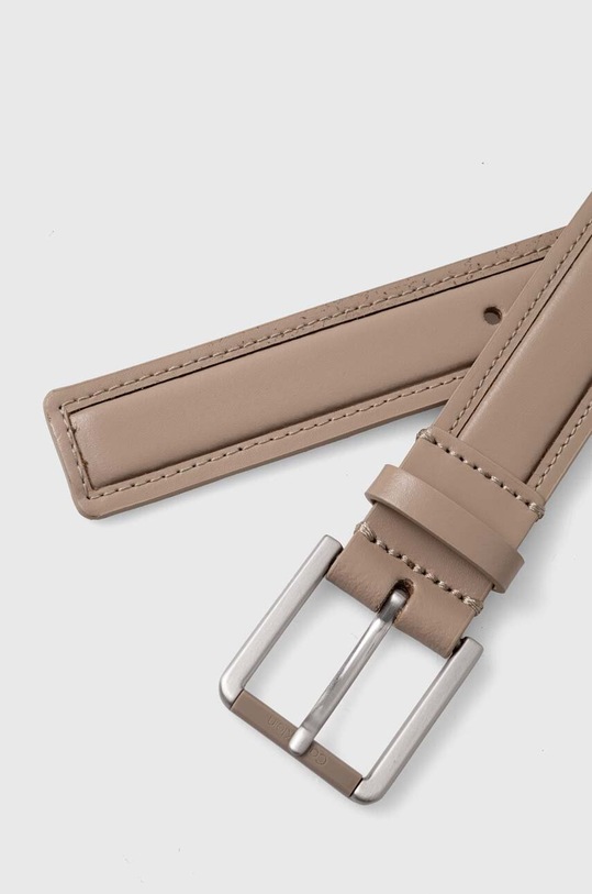 Kožený pásek Calvin Klein K60K611393 béžová SS24