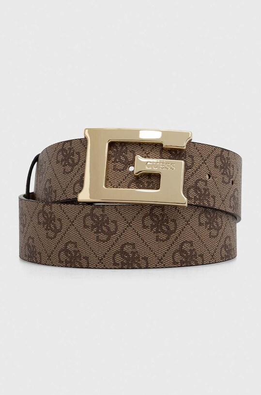 Guess pasek MERIDIAN Planet friendly beżowy BW9063.P4140