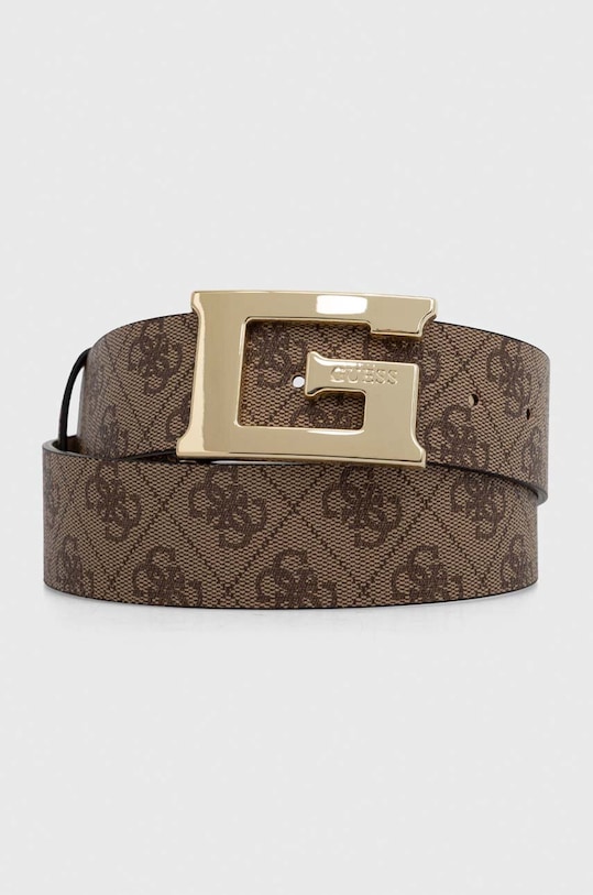 Pásek Guess MERIDIAN Planet friendly béžová BW9063.P4140