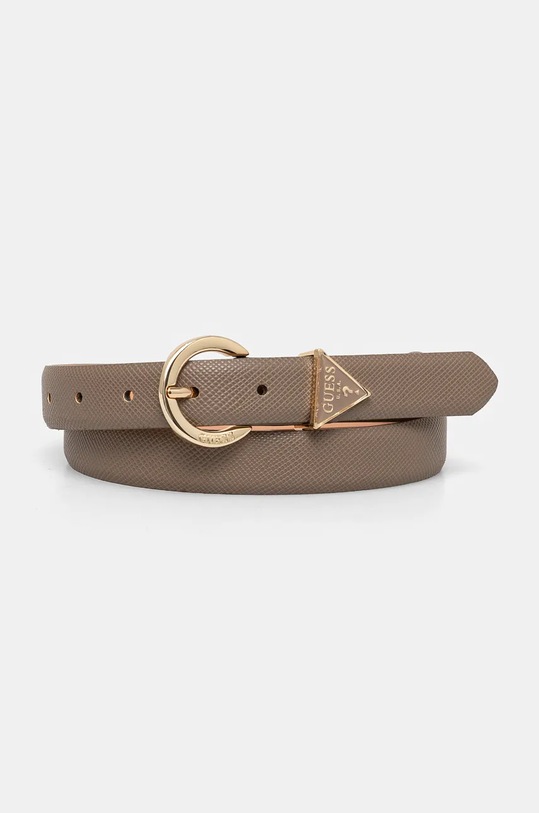 Pásek Guess NOELLE imitace kůže hnědá BW9071.P4125