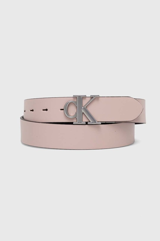 Calvin Klein Jeans pasek dwustronny imitacja skóry licowej różowy K60K611489