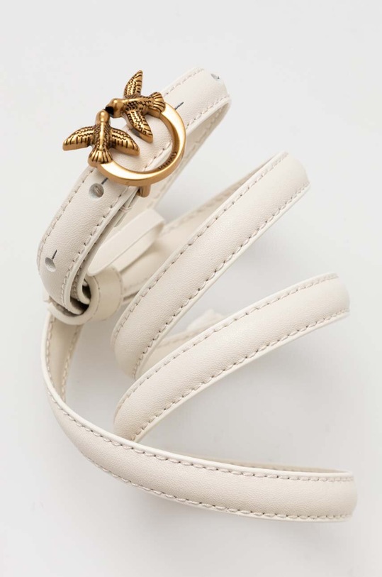 Pinko cintura in pelle 102148.A0F1 bianco AA00