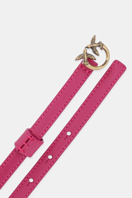 Pinko pasek skórzany 102148.A0F1 różowy AA00