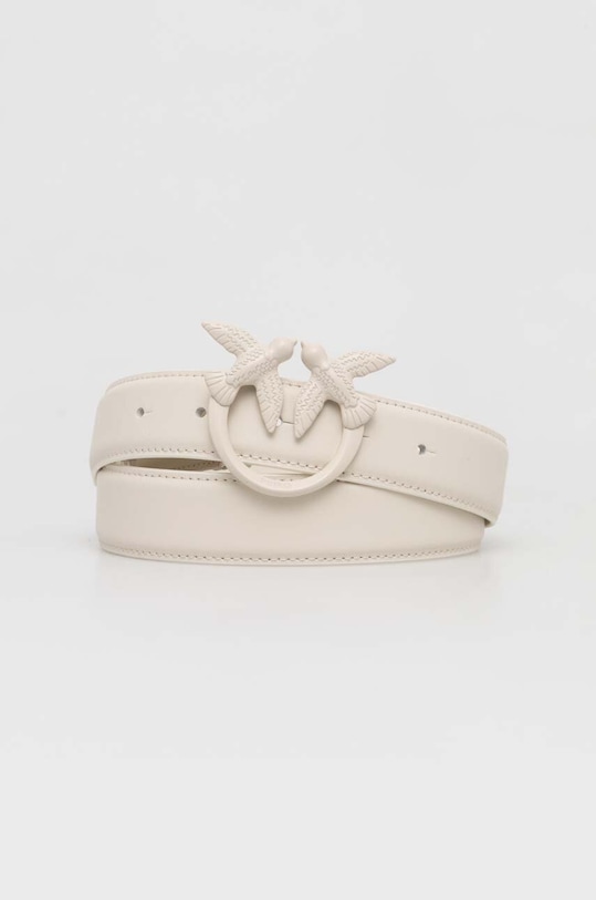 Pinko curea de piele alb 100125.A1K2