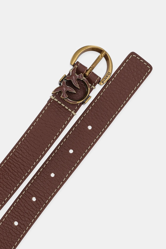 Pinko pasek skórzany 102820.A158 brązowy AA00