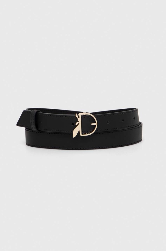 Patrizia Pepe curea de piele Gift Box negru 8W0010.L048