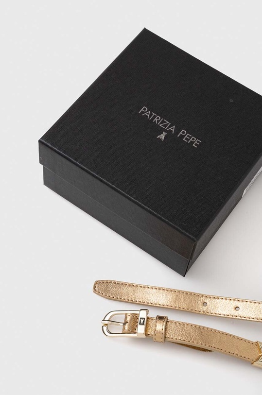 Doplňky Kožený pásek Patrizia Pepe 8W0023.L031 zlatá