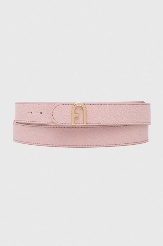Δερμάτινη ζώνη Furla ροζ WC00049.ARE000.2720S