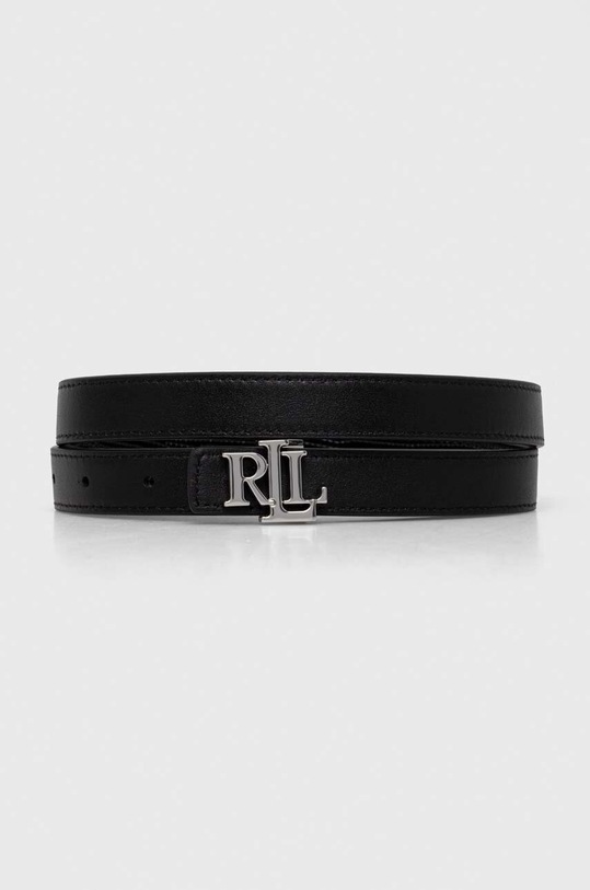 Lauren Ralph Lauren pasek skórzany dwustronny 412935629 czarny SS24