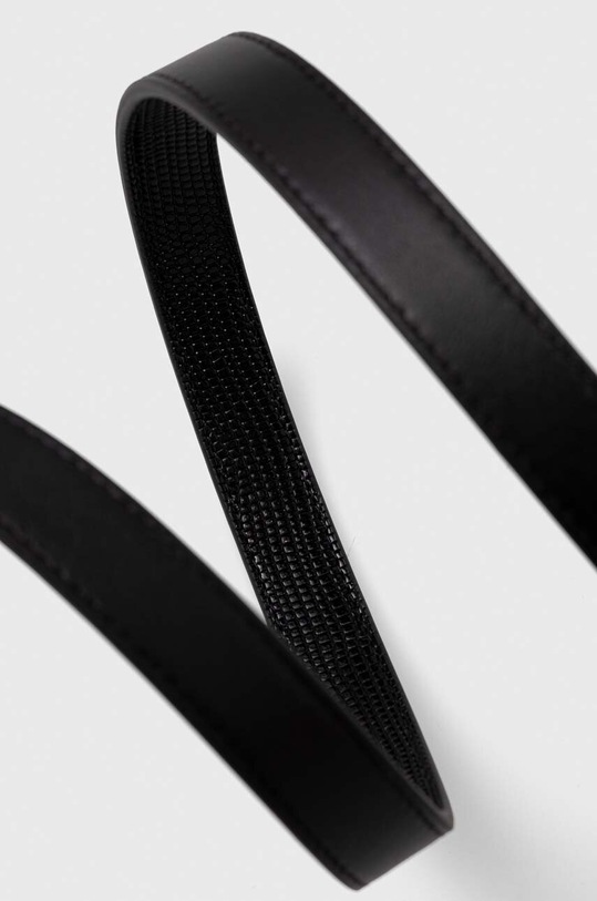 Akcesoria Lauren Ralph Lauren pasek skórzany dwustronny 412935629 czarny