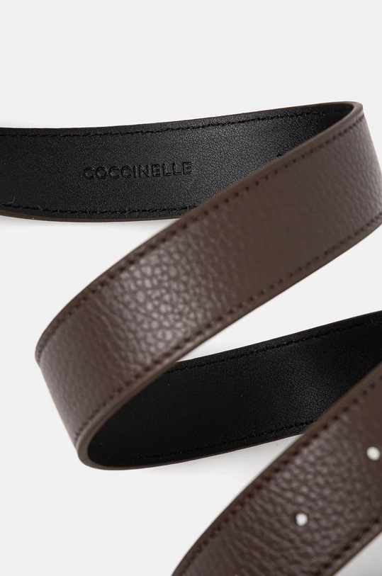 Шкіряний ремінь Coccinelle E3.N35.11.06.01 коричневий AW24