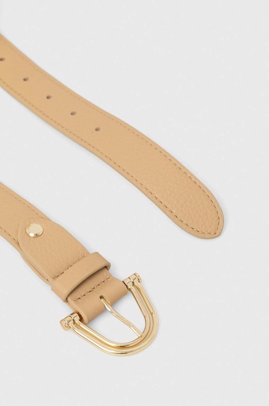 Coccinelle pasek skórzany E3.Q9F.11.06.01 beżowy SS24