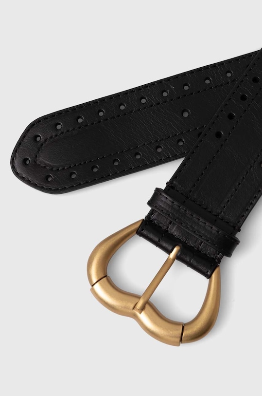 Pinko pasek skórzany 103446.Y783 czarny SS24