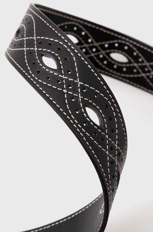 Kožený pásek Pinko 103443.A1UF černá SS24