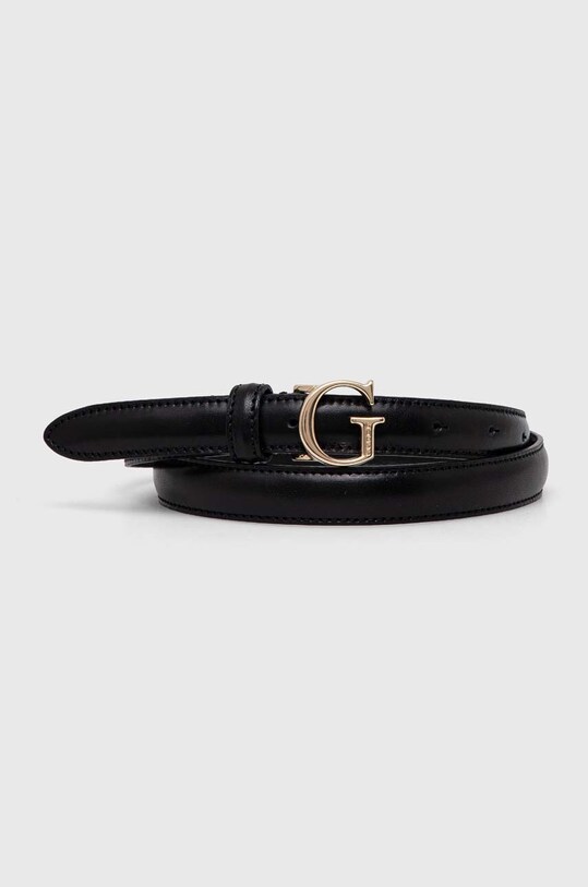 Kožený pásek Guess černá BW9119.P4220