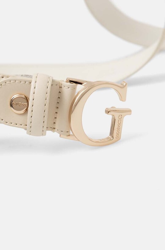 Аксесуари Шкіряний ремінь Guess BW9118.P4230 бежевий