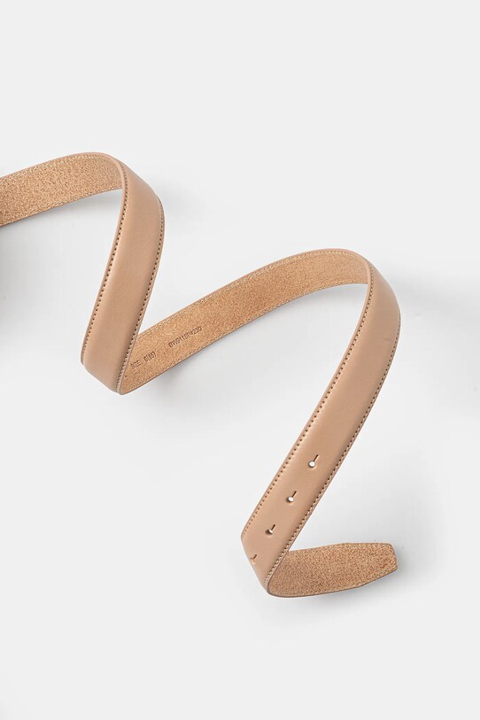 Кожаный ремень Guess BW9118.P4230 бежевый SS25