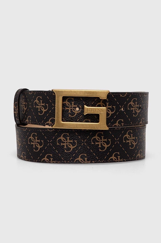 Pásek Guess VIKKY imitace kůže černá BW9103.P4238