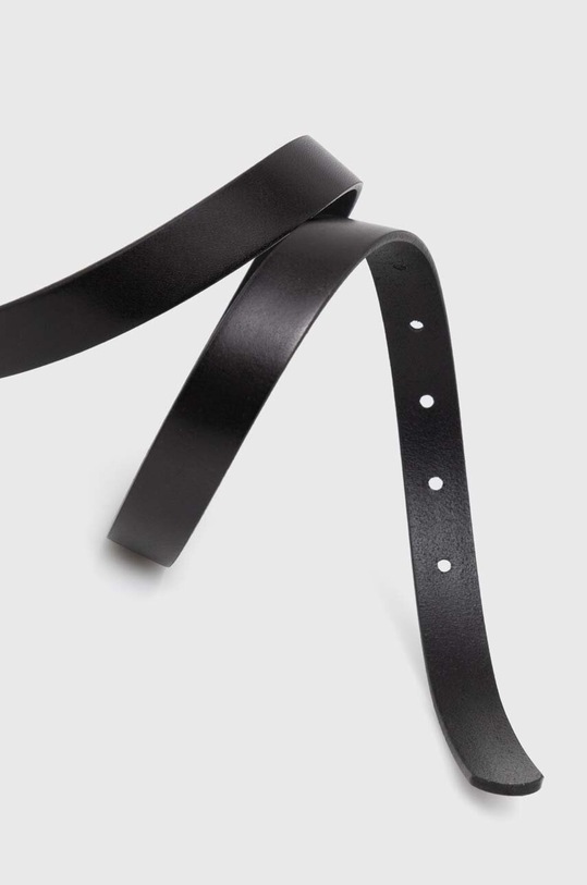 Sisley pasek skórzany 6G8ZWL01X czarny SS24