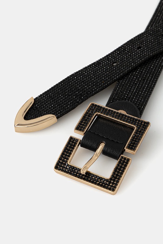 Morgan pasek 3ELYS.GRIS.MOYEN czarny SS26