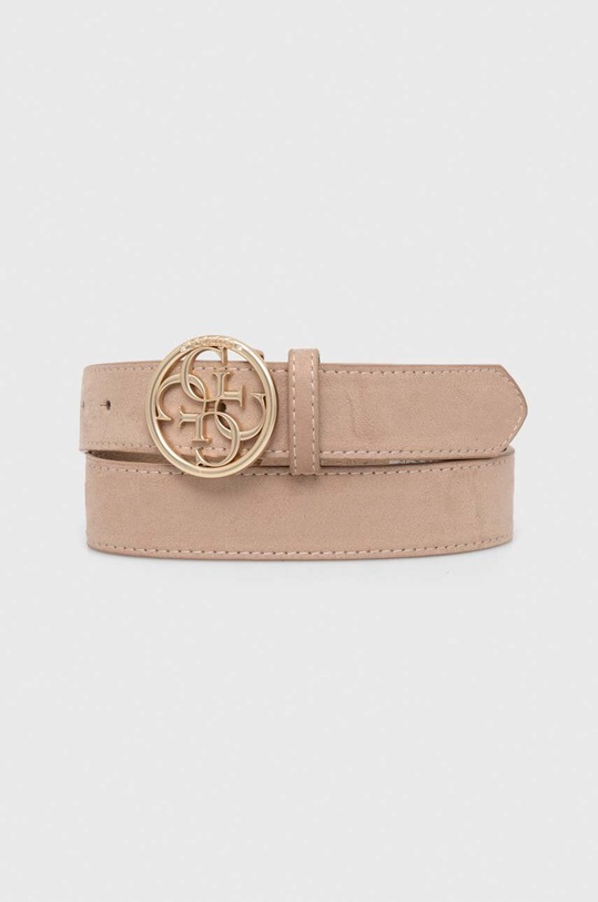 Guess cintura finta pelle fiore beige W4GZ22.WG750