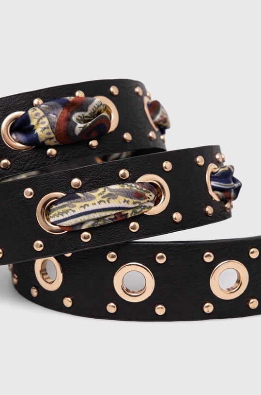 Morgan pasek 3FOULI 3FOULI.NOIR czarny SS24