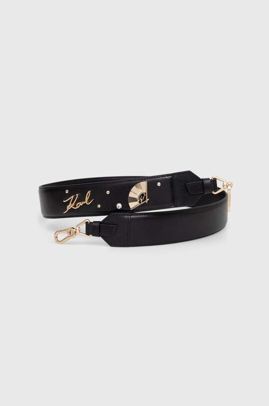 Karl Lagerfeld öv szintetikus fekete 240W3199