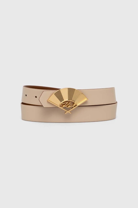 Karl Lagerfeld curea de piele 241W3104 maro SS24