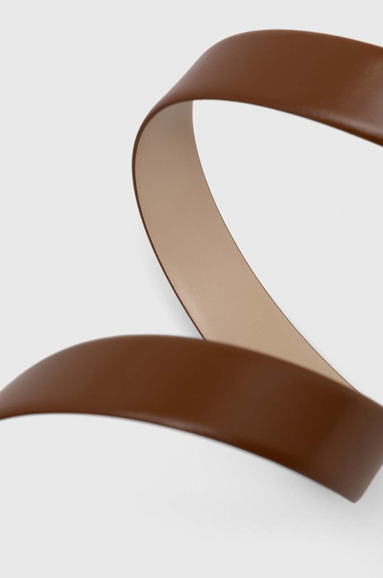 Accesorii Karl Lagerfeld curea de piele 241W3104 maro