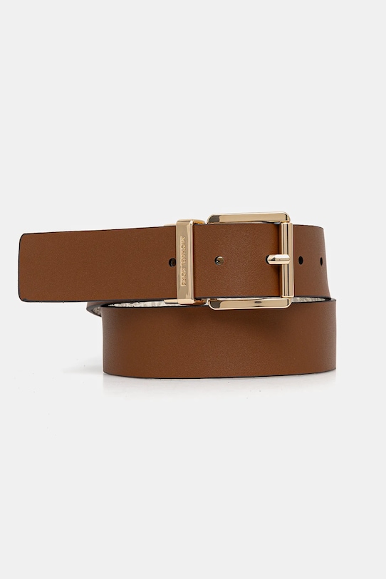 Двухсторонний ремень MICHAEL Michael Kors 559030 бежевый AW24