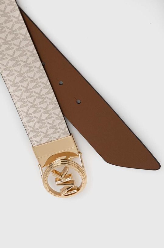 MICHAEL Michael Kors pasek skórzany dwustronny 559033 beżowy SS24