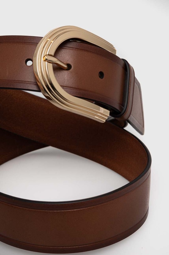 Kožený pásek MICHAEL Michael Kors 559058 hnědá AW24