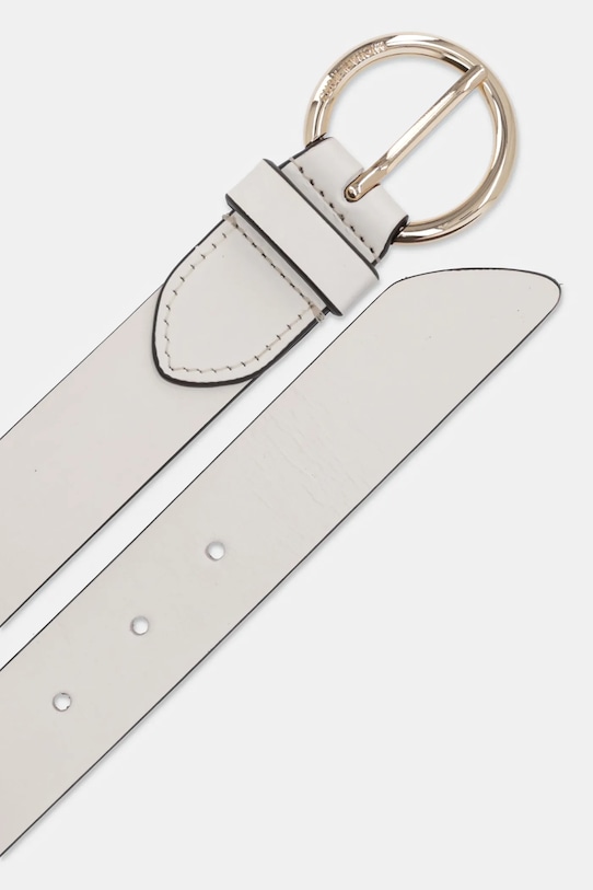 Kožený pásek MICHAEL Michael Kors 559049 bílá AW24