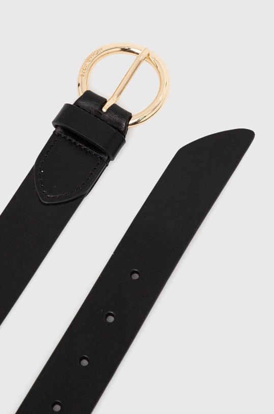 MICHAEL Michael Kors pasek skórzany 559049 czarny AW24