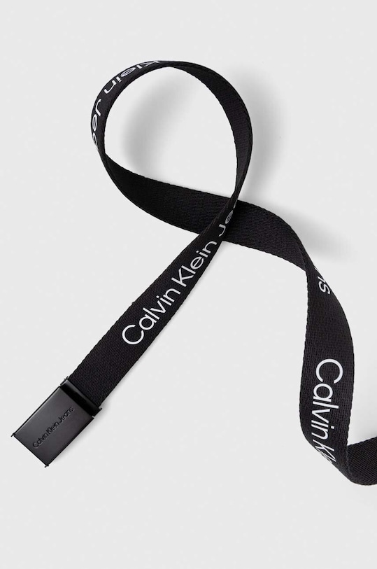 Dětský pásek Calvin Klein Jeans IU0IU00569.PPYH černá SS24